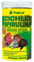 TROPICAL CICHLID SPIRULINA MEIDUM STICKS 5L