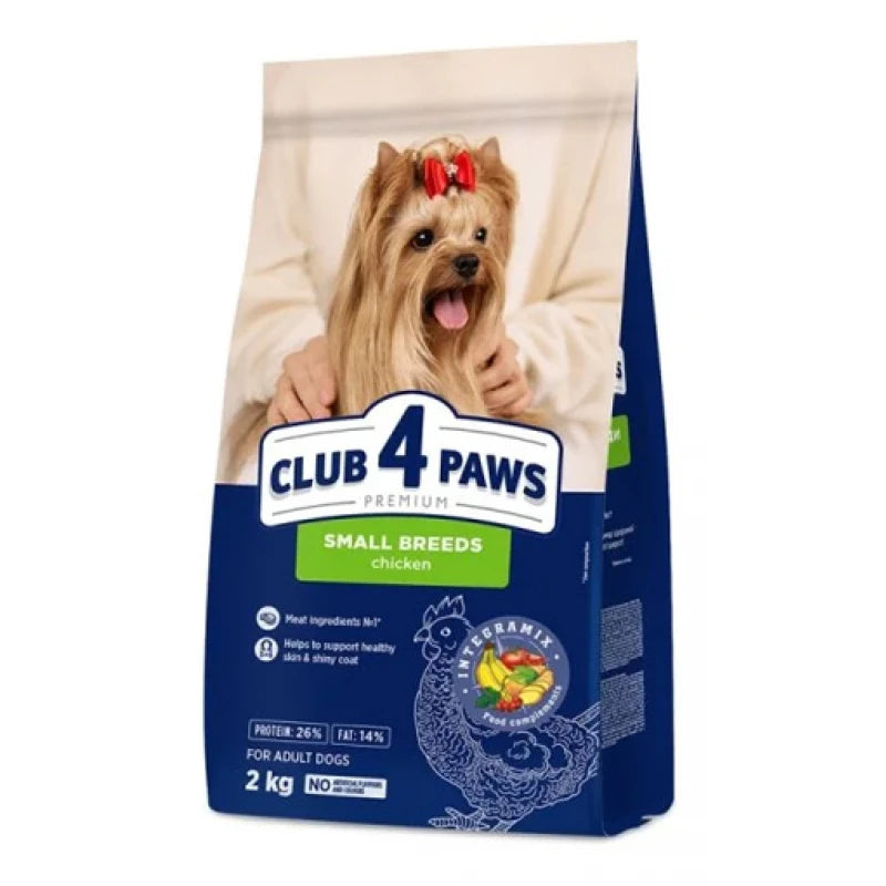 CLUB4PAWS ADULT SMALL BREEDS ΜΕ ΚΟΤΟΠΟΥΛΟ 2KG