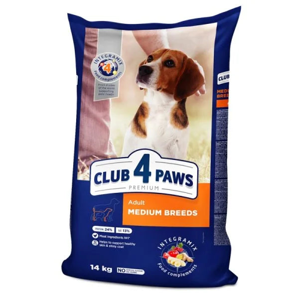 CLUB4PAWS ADULT MEDIUM BREEDS ΚΟΤΟΠΟΥΛΟ 14KG