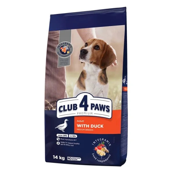 CLUB4PAWS ADULT MEDIUM BREED ΠΑΠΙΑ 14KG