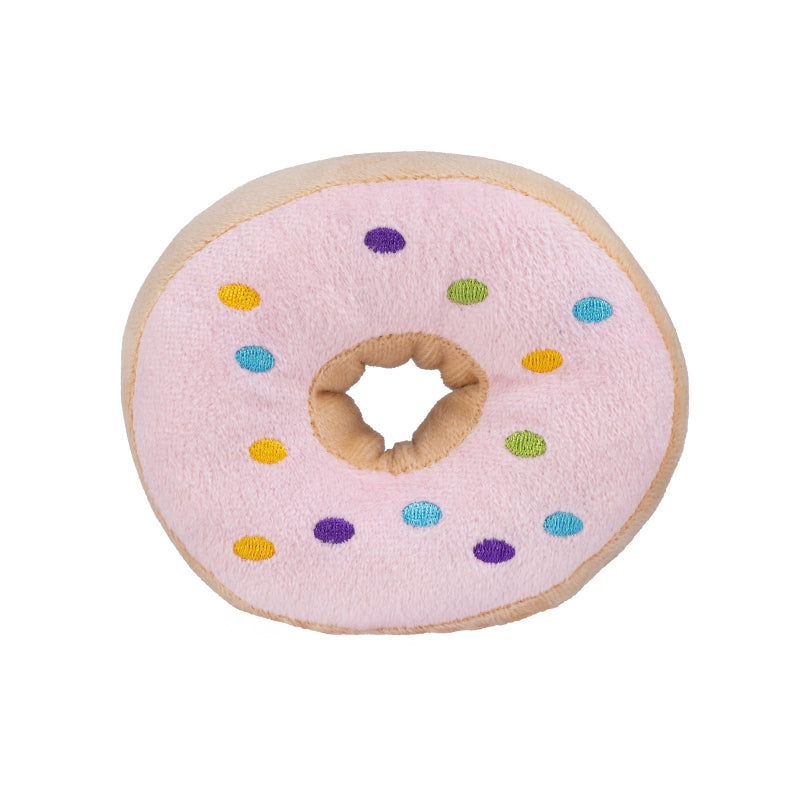 PET NOVA ΠΑΙΧΝΙΔΙ ΣΚΥΛΟΥ ΛΟΥΤΡΙΝΟ ΠΑΙΧΝΙΔΙ DONUT ΜΕ ΗΧΟ 12CM