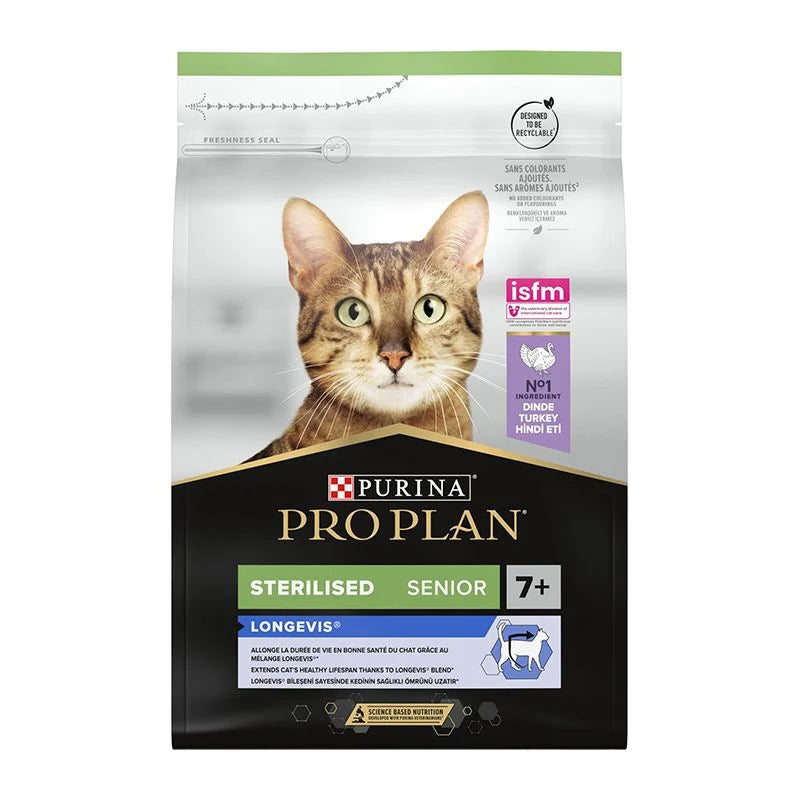 PRO PLAN STERILISED LONGEVIS  7+ CAT ΓΑΛΟΠΟΥΛΑ 1.5KG
