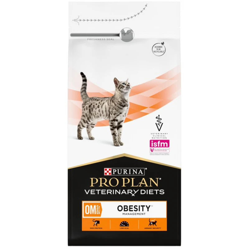 PURINA VETERINARY DIETS FELINE OM CAT 1,5KG ΓΙΑ ΤΗ ΔΙΑΧΕΙΡΙΣΗ ΤΟΥ ΒΑΡΟΥΣ