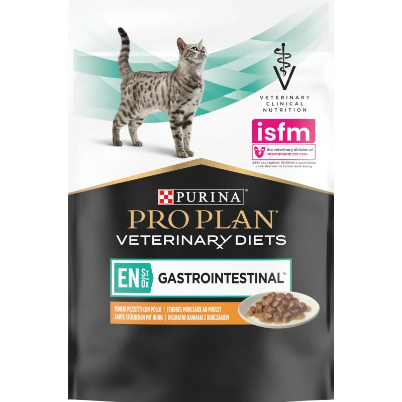 PURINA VETERINARY DIETS EN CAT ΚΟΜΜΑΤΑΚΙΑ ΣΕ ΣΑΛΤΣΑ ΚΟΤΟΠΟΥΛΟ 85G ΓΙΑ ΓΑΣΤΡΕΝΤΕΡΙΚΕΣ ΠΑΘΗΣΕΙΣ