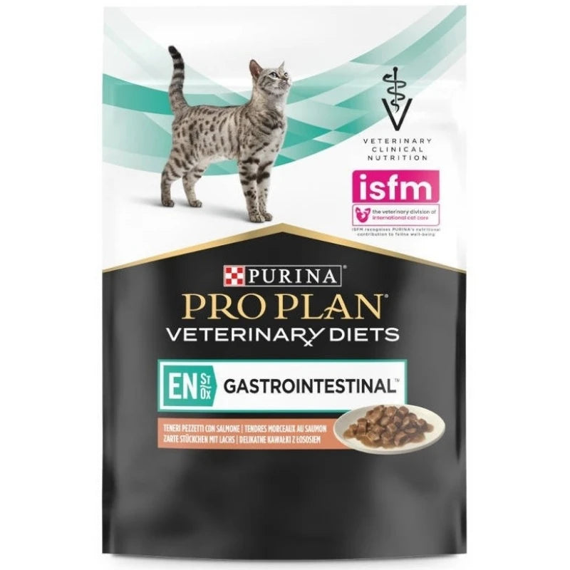 PURINA VETERINARY DIETS EN CAT ΚΟΜΜΑΤΑΚΙΑ ΣΕ ΣΑΛΤΣΑ ΣΟΛΟΜΟ 85G ΓΙΑ ΓΑΣΤΡΕΝΤΕΡΙΚΕΣ ΠΑΘΗΣΕΙΣ