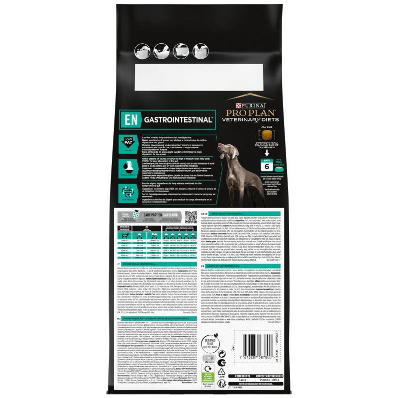 PURINA VETERINARY DIETS CANINE EN DOG 12KG ΓΙΑ ΓΑΣΤΡΕΝΤΕΡΙΚΕΣ ΠΑΘΗΣΕΙΣ