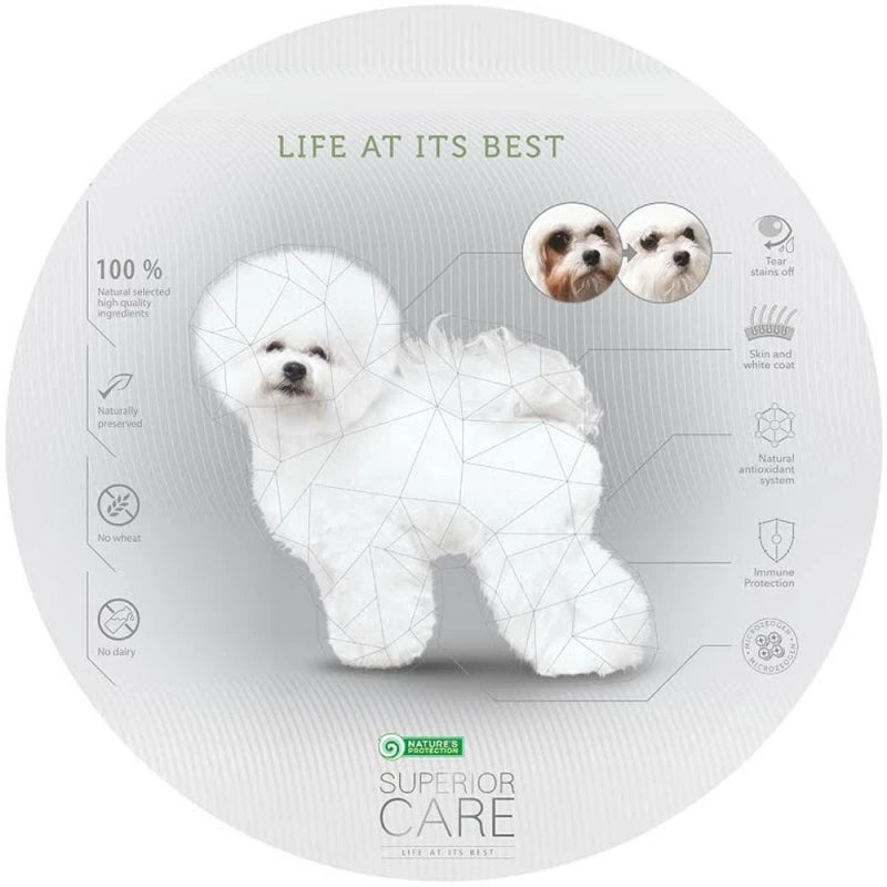 NATURE'S PROTECTION WHITE DOG LAMB GF ADULT 4KG