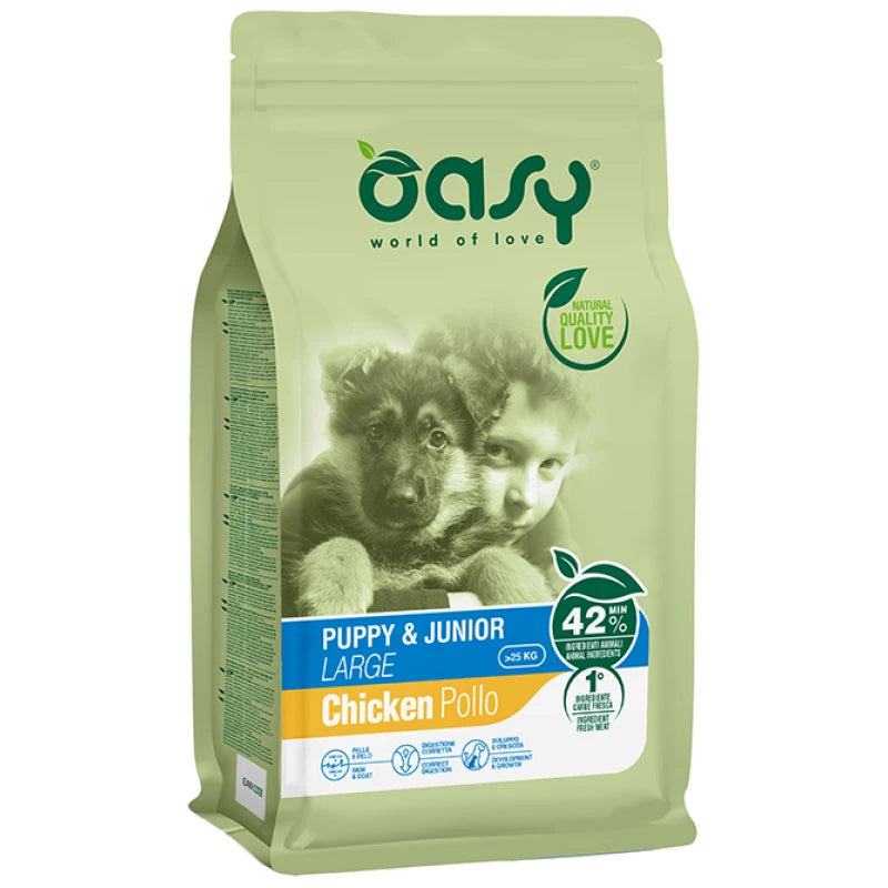 OASY DOG LIFESTAGE PUPPY & JUNIOR LARGE ΚΟΤΟΠΟΥΛΟ 12KG