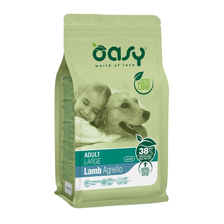 OASY DOG LIFESTAGE ADULT LARGE ΑΡΝΙ 3KG
