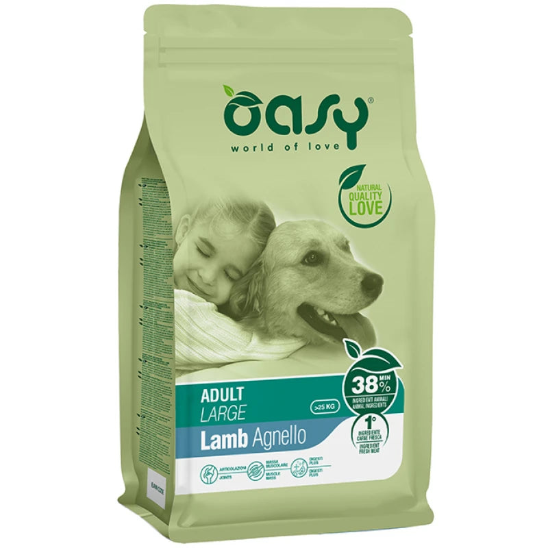 OASY DOG LIFESTAGE ADULT LARGE ΑΡΝΙ 12KG