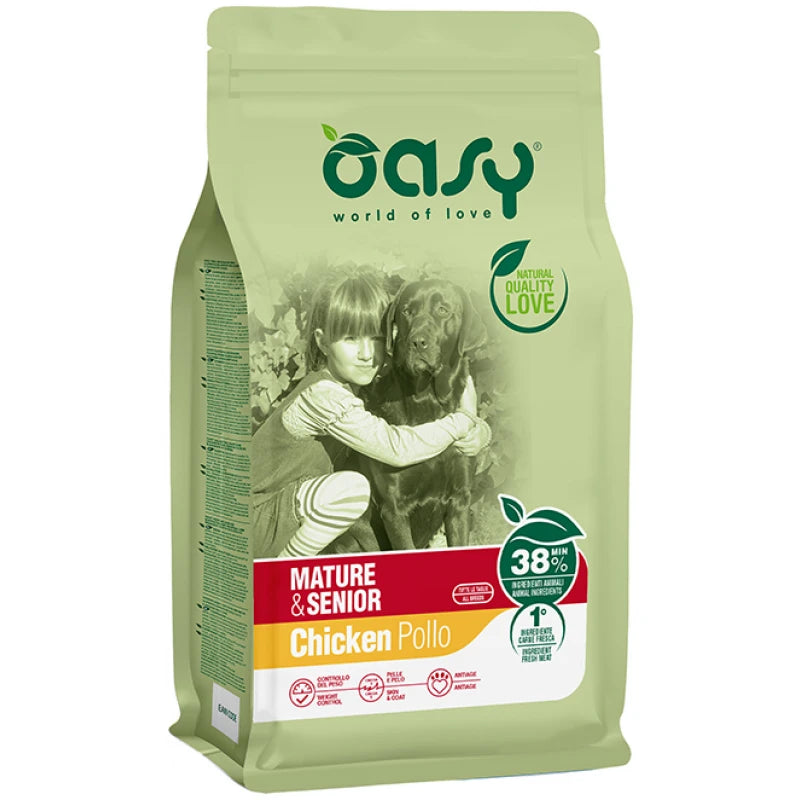 OASY DOG LIFESTAGE MATURE & SENIOR ΚΟΤΟΠΟΥΛΟ 3KG