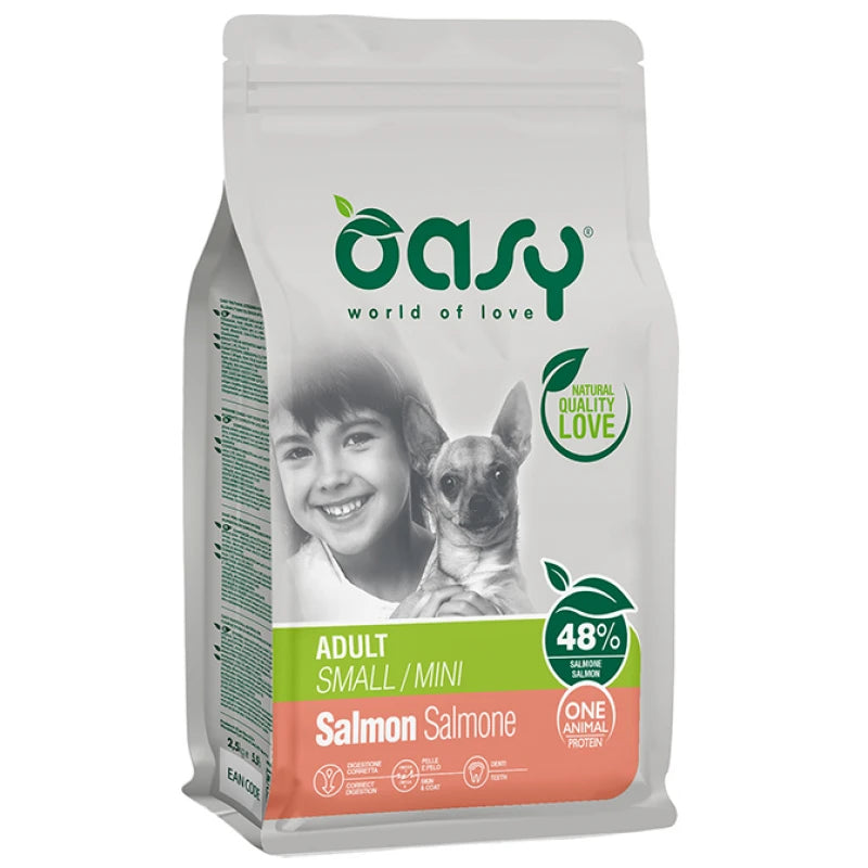 OASY DOG ONE ANIMAL PROTEIN ADULT SMALL/MINI ΣΟΛΟΜΟΣ 2.5KG