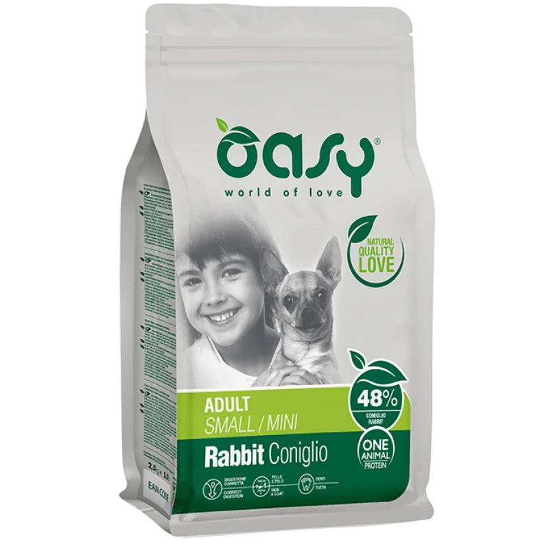 OASY DOG ONE ANIMAL PROTEIN ADULT SMALL/MINI ΚΟΥΝΕΛΙ 2.5KG