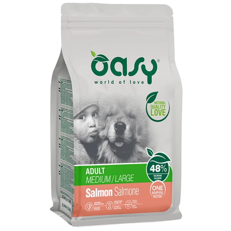 OASY DOG ONE ANIMAL PROTEIN ADULT MEDIUM/LARGE ΣΟΛΟΜΟΣ 12KG