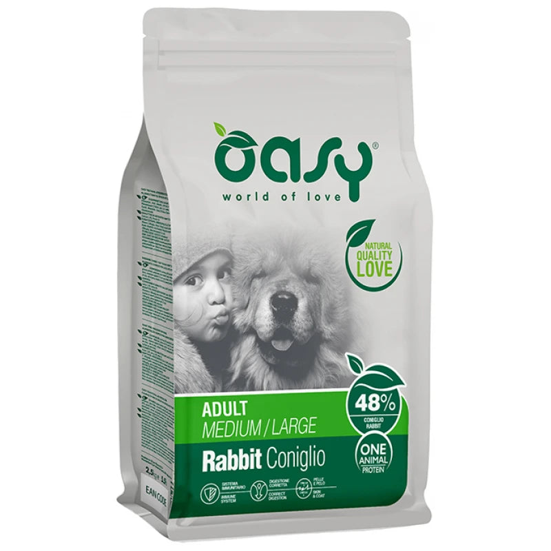 OASY DOG ONE ANIMAL PROTEIN ADULT MEDIUM/LARGE ΚΟΥΝΕΛΙ 2.5KG
