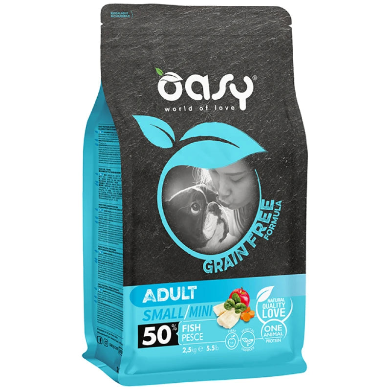 OASY DOG GRAIN FREE ADULT SMALL/MINI ΨΑΡΙ 2.5KG