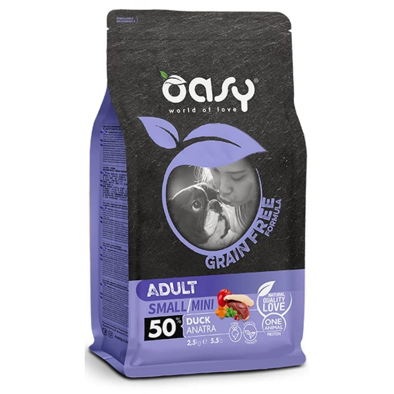 OASY DOG GRAIN FREE ADULT SMALL/MINI ΠΑΠΙΑ 2.5KG