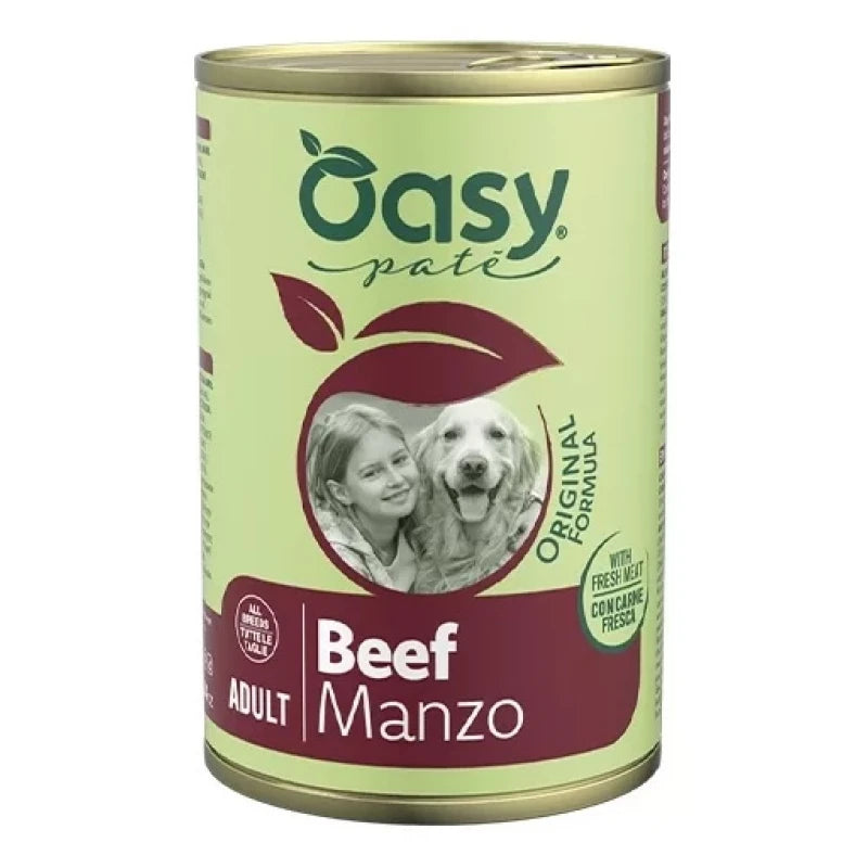 OASY DOG LIFESTAGE ADULT ΠΑΤΕ ΒΟΔΙΝΟ 400G