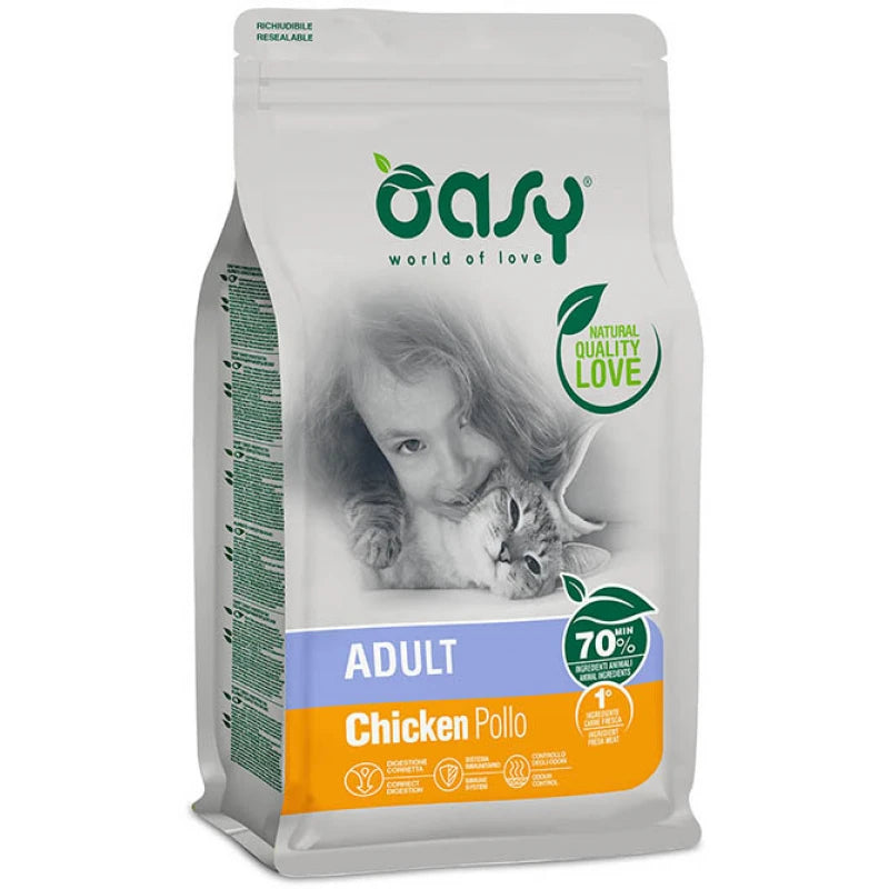 OASY CAT LIFESTAGE ADULT ΚΟΤΟΠΟΥΛΟ 1.5KG ΜΕ ΔΩΡΟ 1ΤΜΧ DELICATESSE ΠΑΤΕ 85G