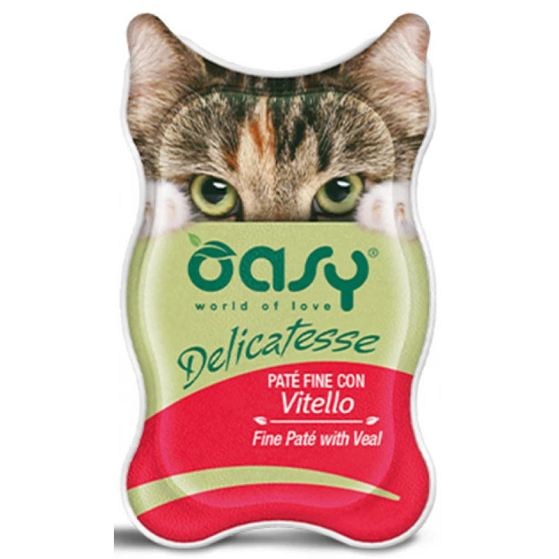OASY CAT DELICATESSE ΠΑΤΕ ΜΟΣΧΑΡΙ 85G