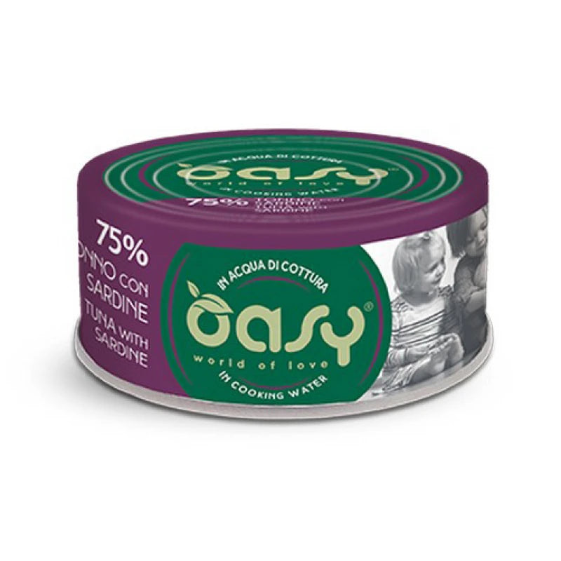 OASY CAT MORE LOVE ΚΟΝΣΕΡΒΑ ΤΟΝΟΣ/ΣΑΡΔΕΛΑ 70G