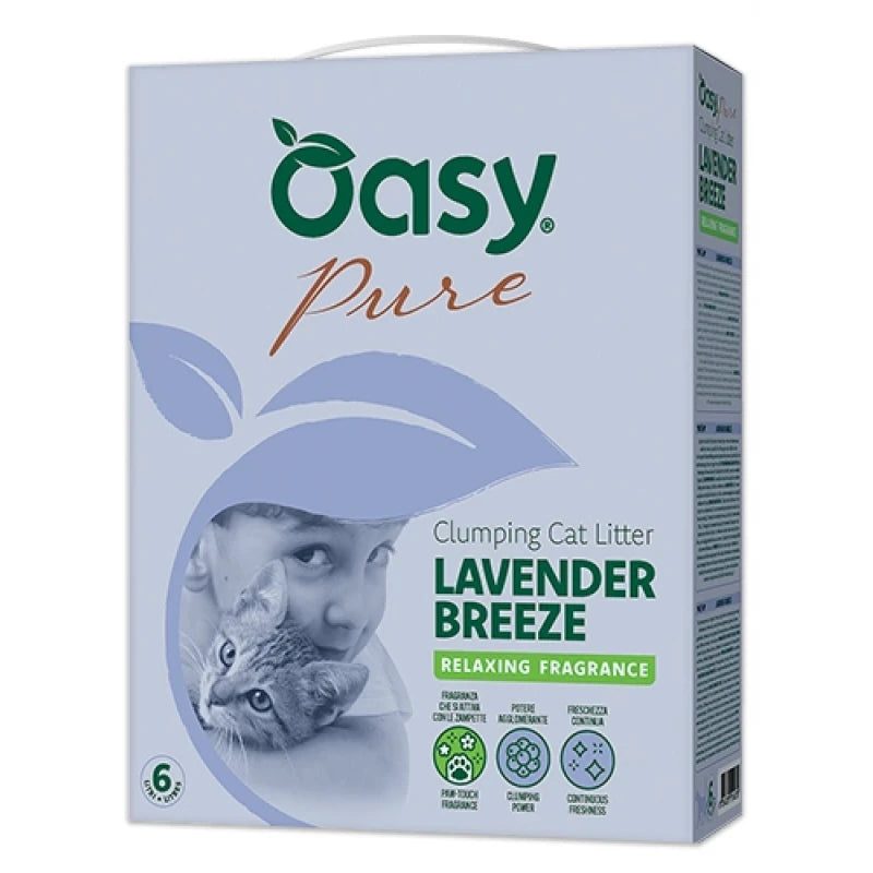 OASY CAT ΣΥΓΚΟΛΛΗΤΙΚΗ ΑΜΜΟΣ LAVENDER BREEZE 10LT