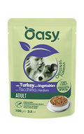 OASY DOG STRIPS IN GRAVY ADULT ΓΑΛΟΠΟΥΛΑ & ΛΑΧΑΝΙΚΑ 100G