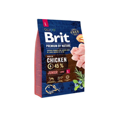 BRIT PREMIUM BY NATURE DOG JUNIOR LARGE CHICKEN 15KG