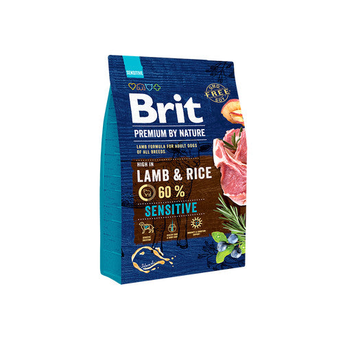 BRIT PREMIUM BY NATURE DOG SENSITIVE LAMB 3KG