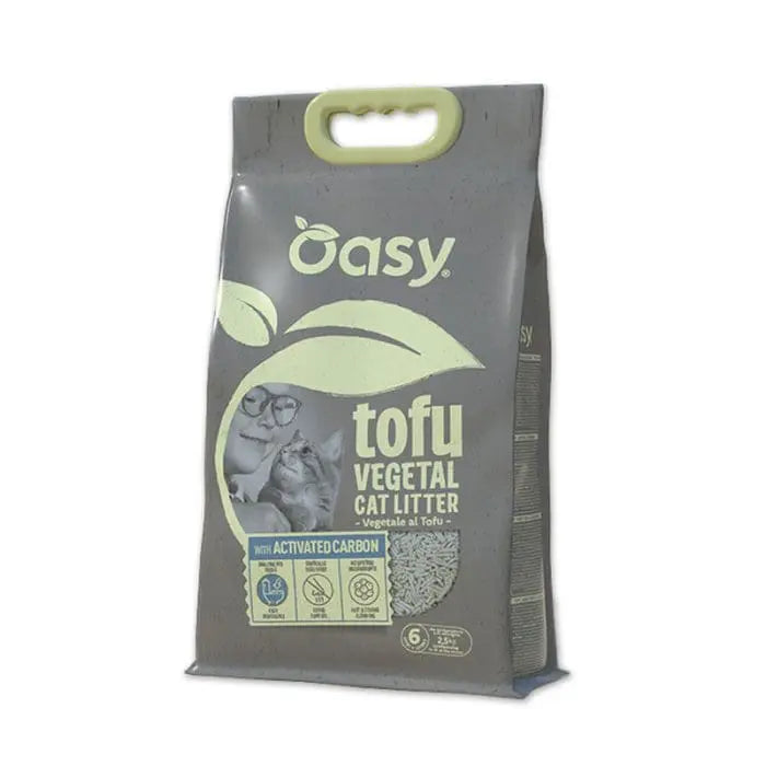 OASY CAT ΦΥΤΙΚΗ ΑΜΜΟΣ TOFU ΜΕ ΕΝΕΡΓΟ ΑΝΘΡΑΚΑ 6LT