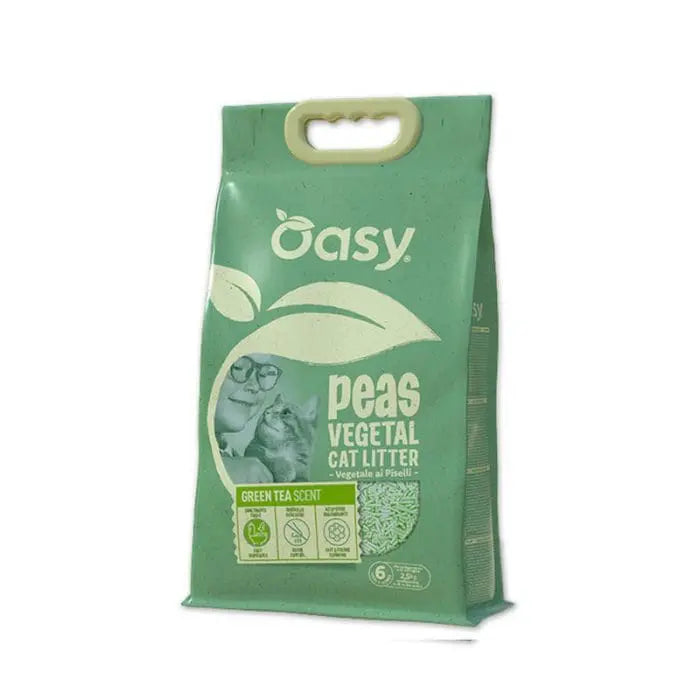 OASY CAT ΦΥΤΙΚΗ ΑΜΜΟΣ PEAS CLASSIC ΜΕ ΑΡΩΜΑ ΠΡΑΣΙΝΟ ΤΣΑΙ 6LT