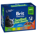 BRIT PREMIUM BY NATURE CAT CHUNK POUCHES FAMILY (12X100G) 1020G