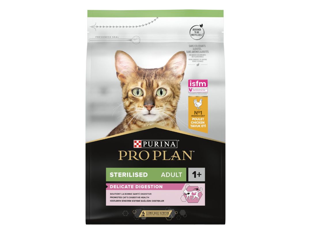 PRO PLAN STERILISED DELIGATE DIGESTION CAT ΚΟΤΟΠΟΥΛΟ 3KG