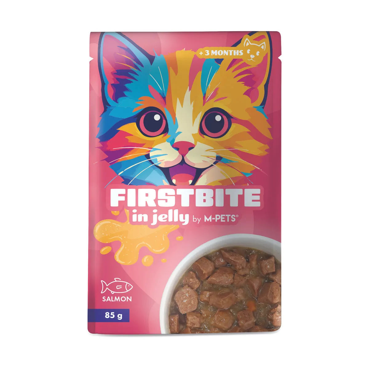MPETS FIRSTBITES SALMON 85G