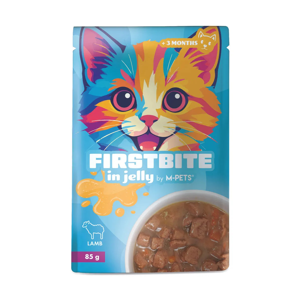 MPETS FIRSTBITES LAMB 85G