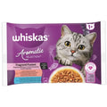 WHISKAS AROMATIC SELECTIONS ΠΟΛΥΣΥΣΚΕΥΑΣΙΑ ΕΠΙΛΟΓΕΣ ΣΕ ΣΑΛΤΣΑ 4X85G