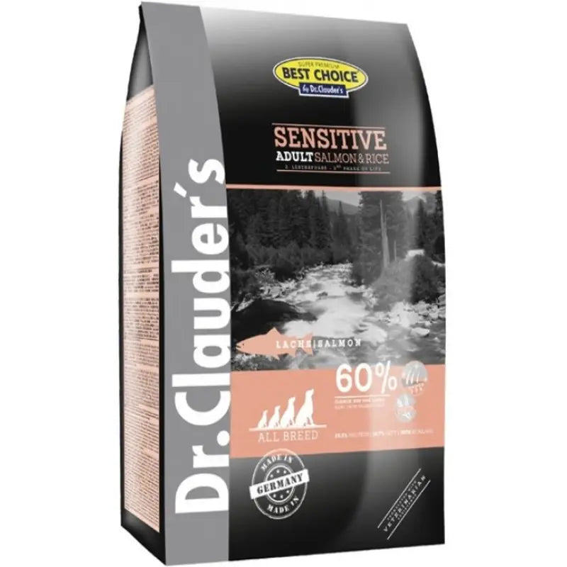 DR. CLAUDER'S BEST CHOICE ADULT SALMON & RICE 4KG