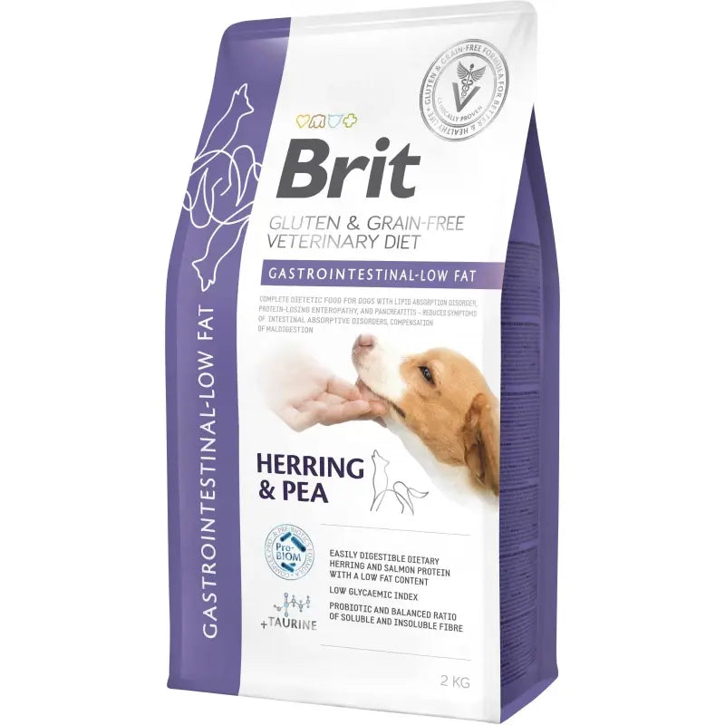 BRIT VD GRAIN FREE DOG GASTROINTESTINAL LOW FAT 2KG