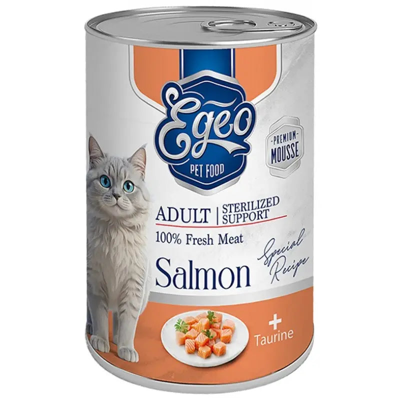 EGEO CAT ADULT STERILISED ΣΟΛΟΜΟΣ ΣΕ ΜΟΥΣ 375GR