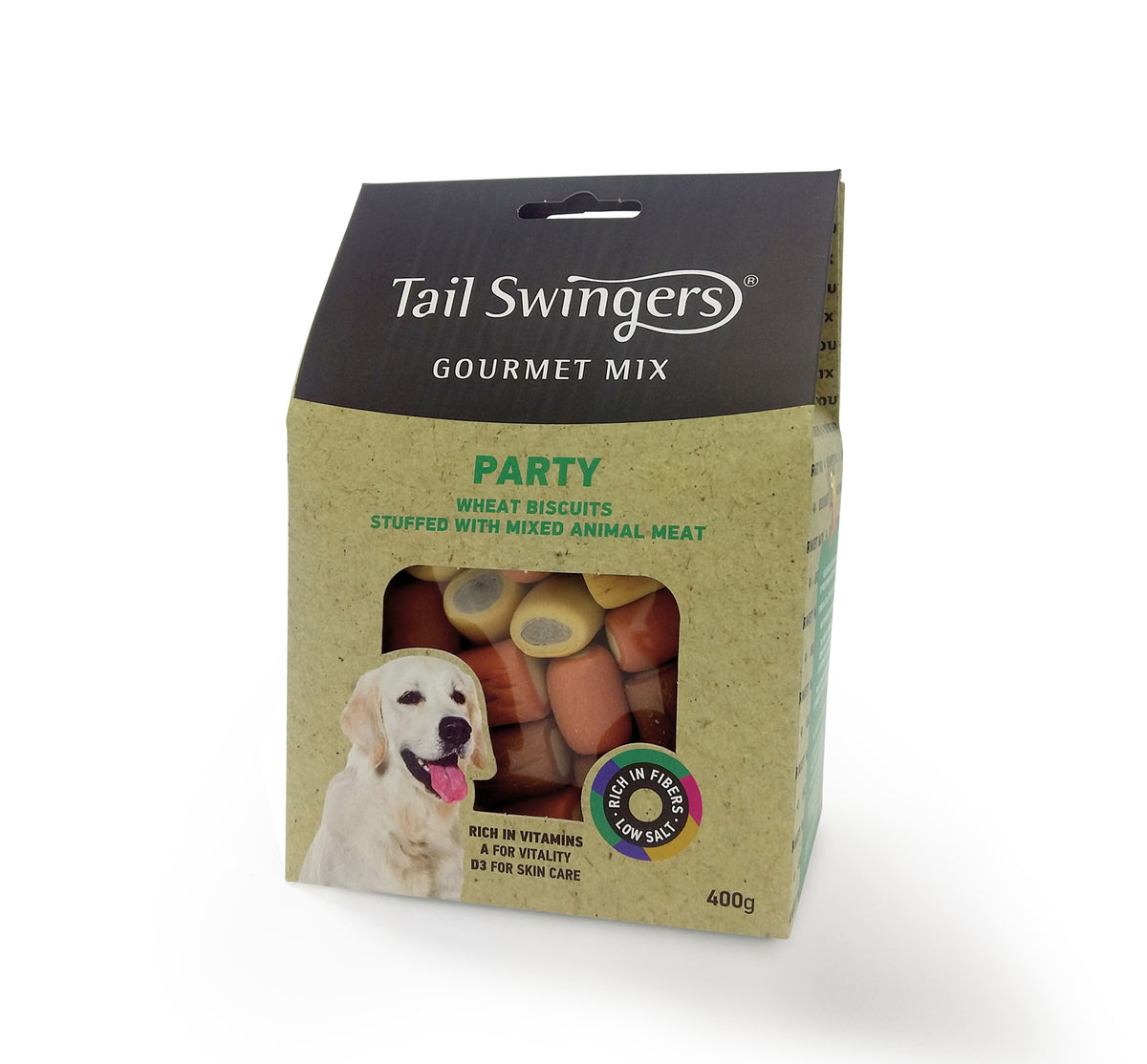 TAILSWINGERS GOURMET MIX PARTY BISCUITS 400GR