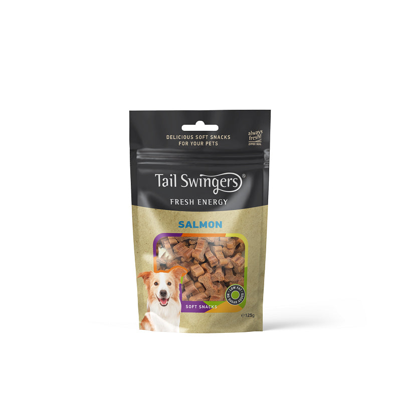 TAILSWINGERS SOFT SNACKS SALMON 125GR