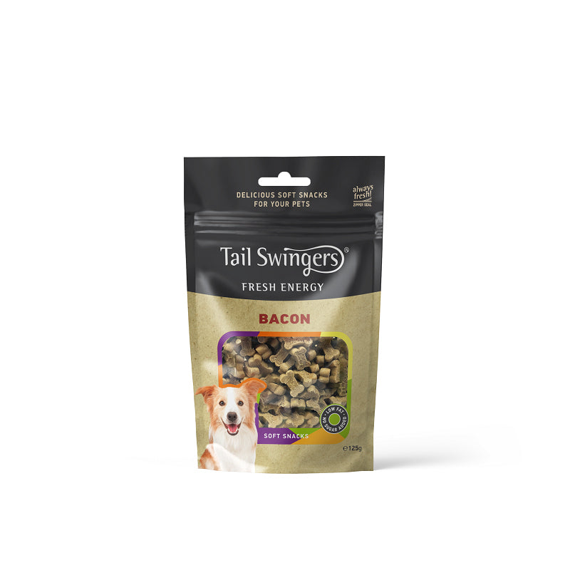 TAILSWINGERS SOFT SNACKS BACON 125GR