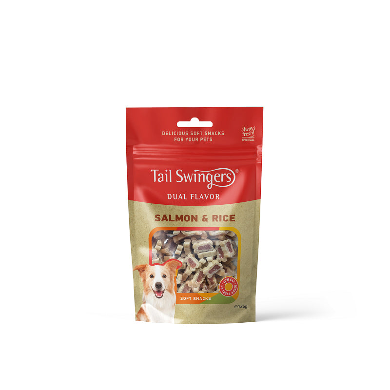TAILSWINGERS DUAL FLAVOR SOFT SALMON & RICE 125GR