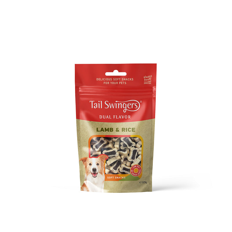TAILSWINGERS DUAL FLAVOR SOFT LAMB & RICE 125GR