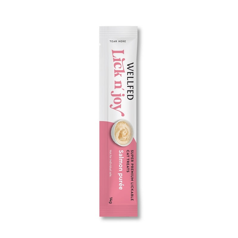 WELLFED LICK N' JOY SALMON (5*14G) 70G