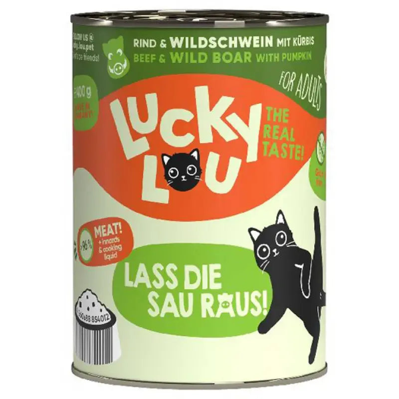 LUCKY LOU LS ADULT ΒΟΔΙΝΟ & ΑΓΡΙΟΓΟΥΡΟΥΝΟ 400GR