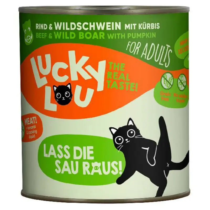 LUCKY LOU LS ADULT ΒΟΔΙΝΟ & ΑΓΡΙΟΓΟΥΡΟΥΝΟ 800GR