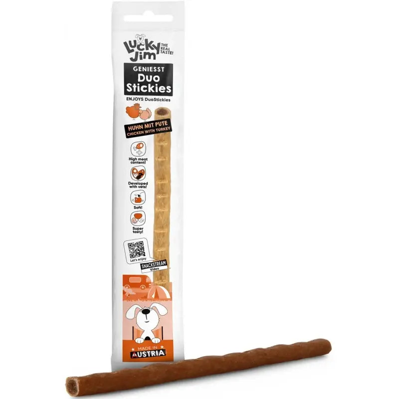 LUCKY JIM DUOSTICKIES ΚΟΤΟΠΟΥΛΟ ΜΕ ΓΑΛΟΠΟΥΛΑ 15GR