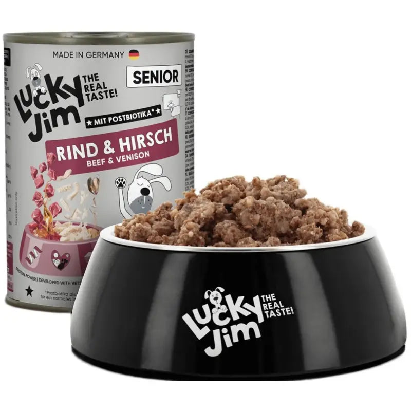 LUCKY JIM CLASSIC SENIOR ΒΟΔΙΝΟ & ΕΛΑΦΙ ΚΟΝΣΕΡΒΑ 400GR