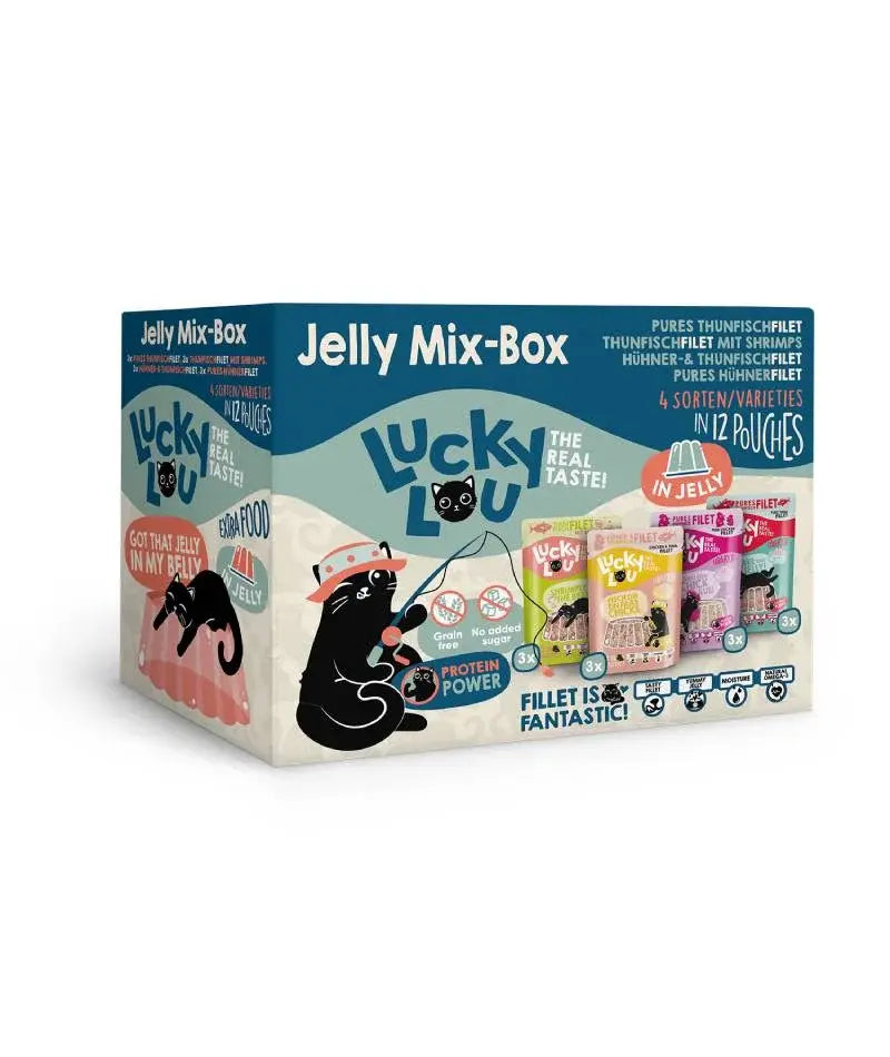 LUCKY LOU EF JELLY MIX BOX ΦΑΚΕΛΑΚΙΑ 70GR (12 ΤΕΜ)